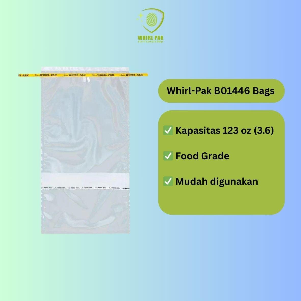 Whirl-Pak B01446 Bags 123oz